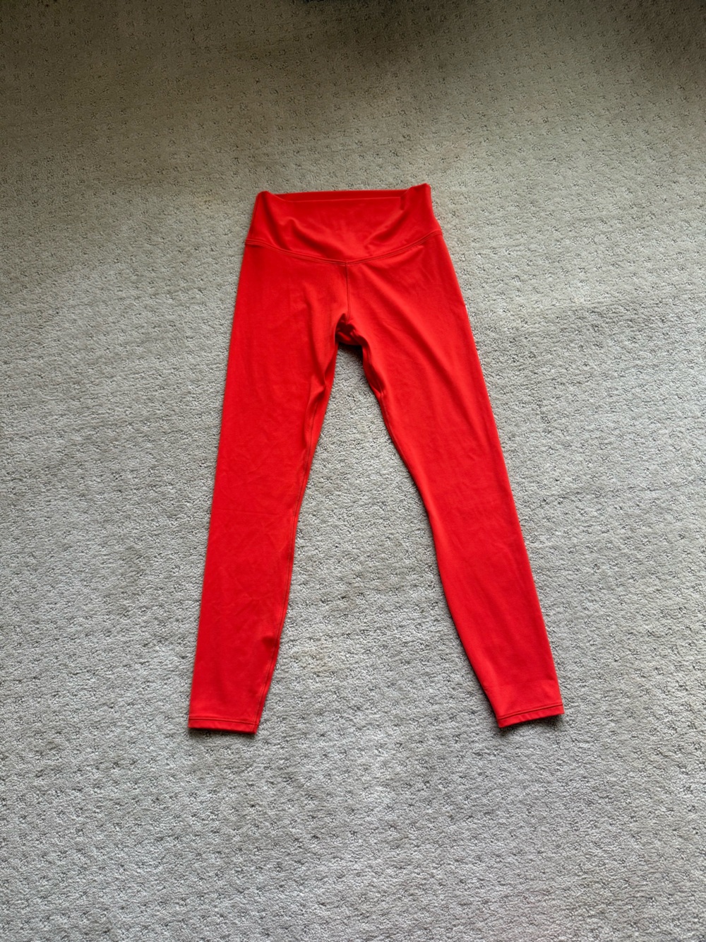 Vuori Bright Red High-Rise Leggings